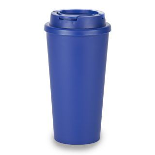 כוס תרמית מפלסטיק 480 מל ריצמונד כחול