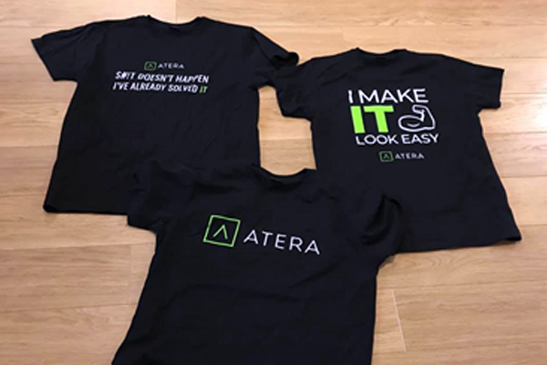 צוות ה IT של ATERA מפגינים יצריתיות עם חולצות מודפסות