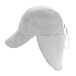 כובע מיקרופייבר עם הגנה לעורף – בלאג’יו לבן