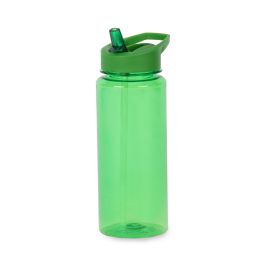 בקבוק שתייה עם פיה קשיחה וקשית 540 מ”ל סידרי ירוק