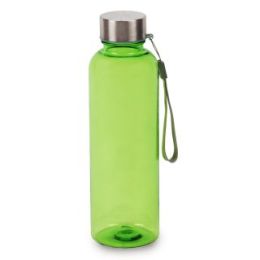 בקבוק שתיה עם פקק הברגה מנירוסטה 560 מל גדות ירוק