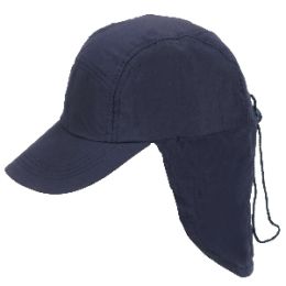 כובע מיקרופייבר עם הגנה לעורף – בלאג’יו כחול