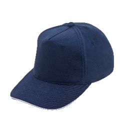 כובע מצחיית סנדוויץ 5 חלקים – לימה כחול
