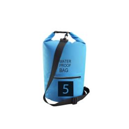 תיק אטום למים, 5 ליטר – ספורטי 5 כחול
